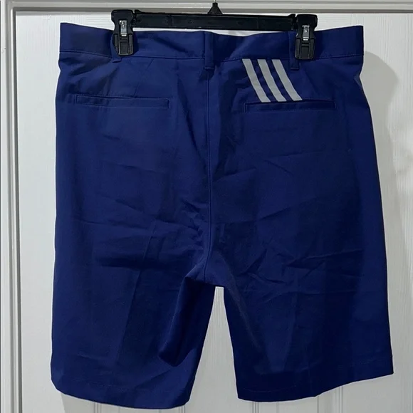 Adidas Blue Athletic Shorts with Moisture-Wicking Fabric Size 36 - Picture 5 of 5